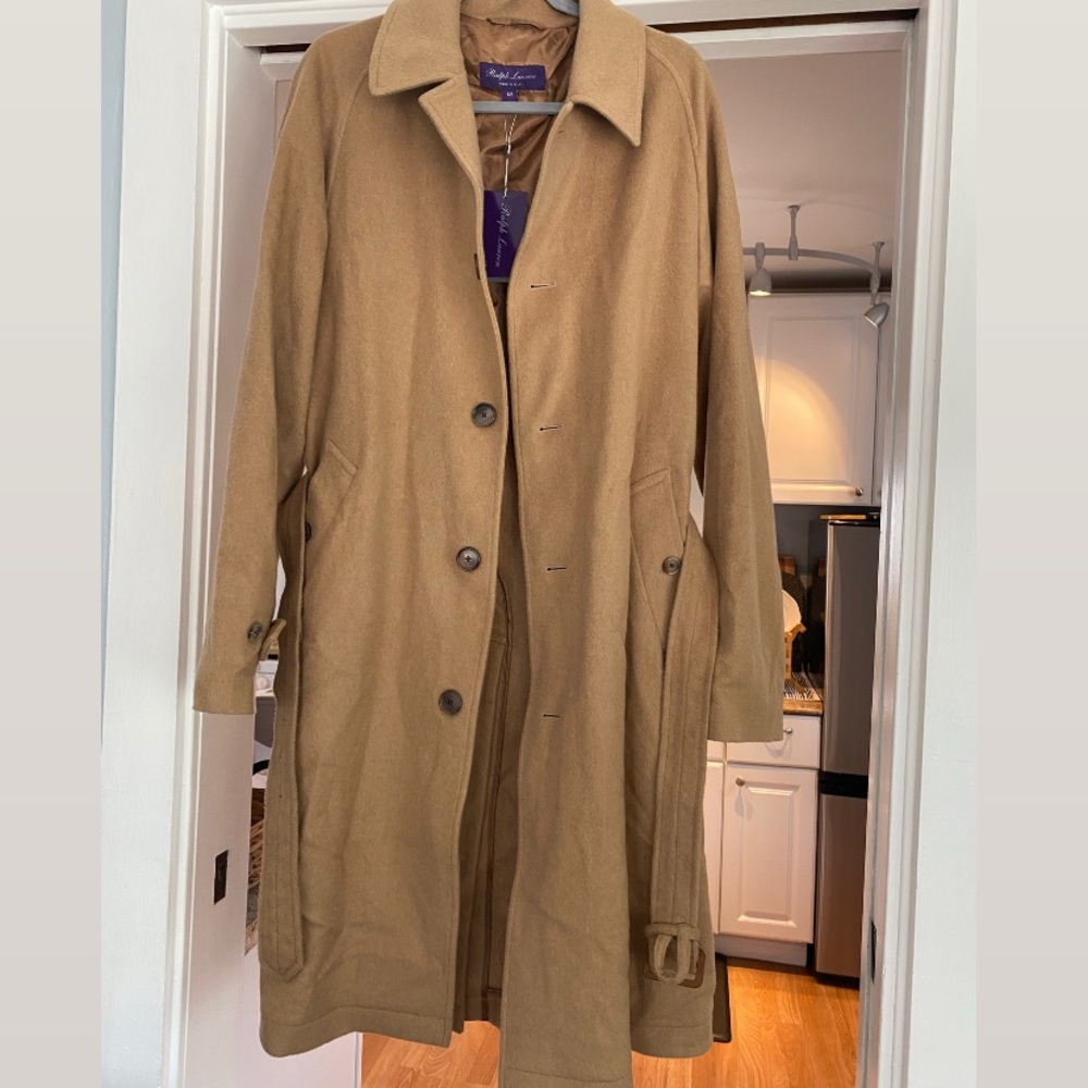 Ralph Lauren long coat purple label. Never worn.
